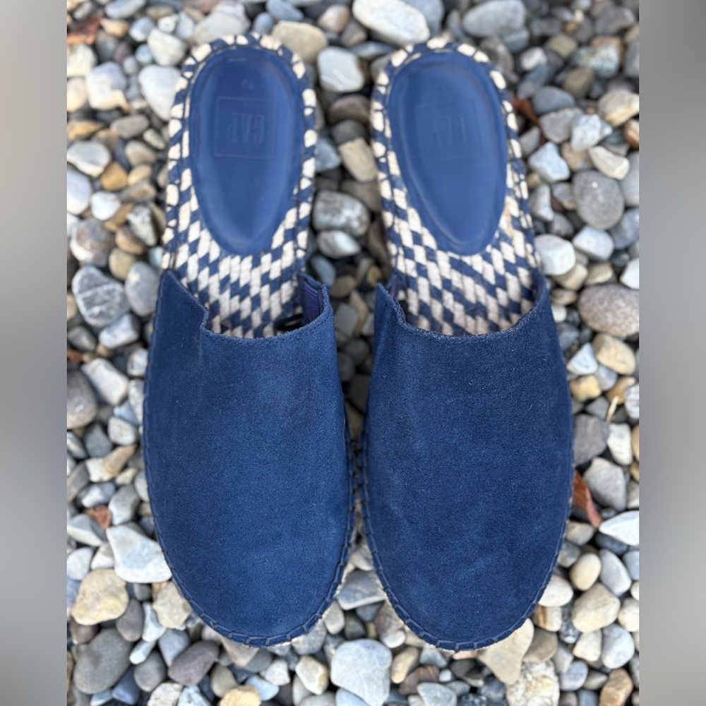 Navy Blue Slip-On Espadrilles